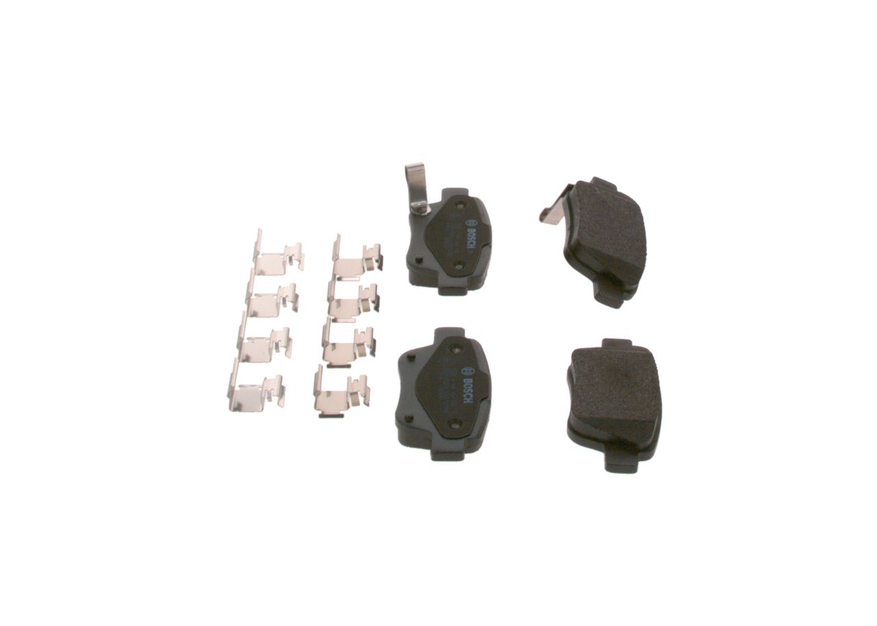 BOSCH 0 986 424 798 - Bremsbelagsatz, Scheibenbremse