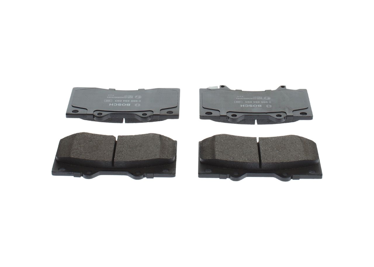 BOSCH 0 986 494 693 - Bremsbelagsatz, Scheibenbremse