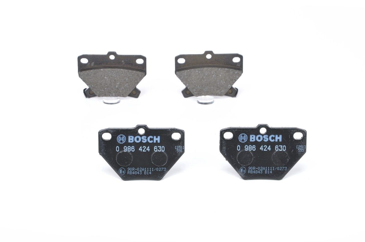 BOSCH 0 986 424 630 - Bremsbelagsatz, Scheibenbremse