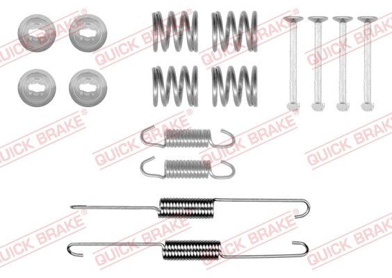 QUICK BRAKE 105-0879 - Zubehörsatz, Bremsbacken