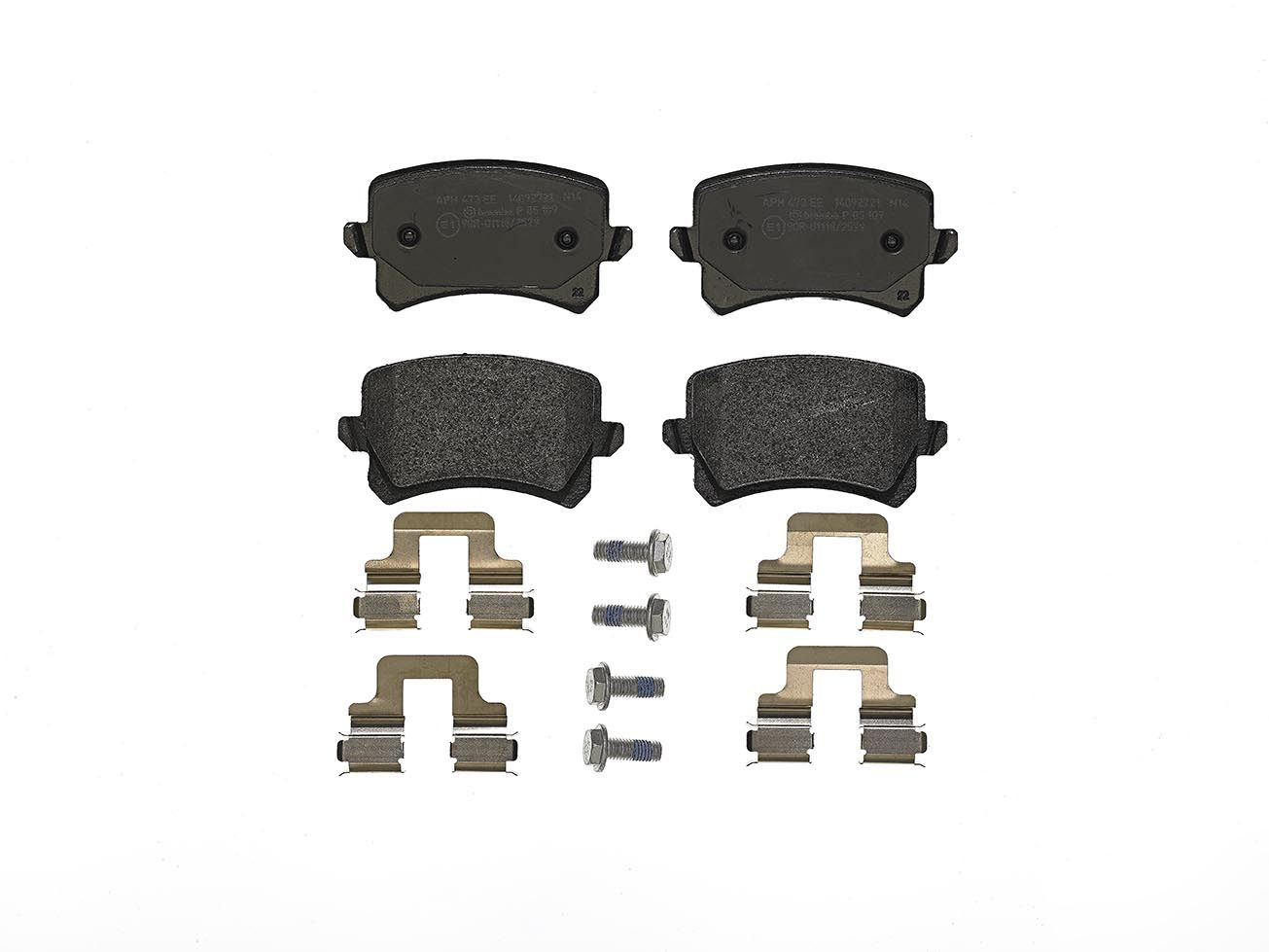 BREMBO P 85 109X - Bremsbelagsatz, Scheibenbremse