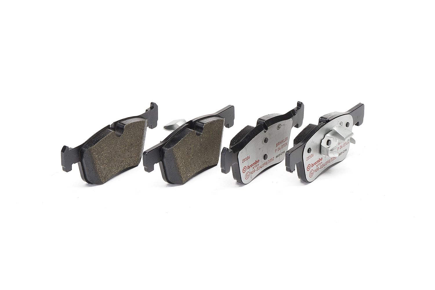 BREMBO P 06 070X - Bremsbelagsatz, Scheibenbremse