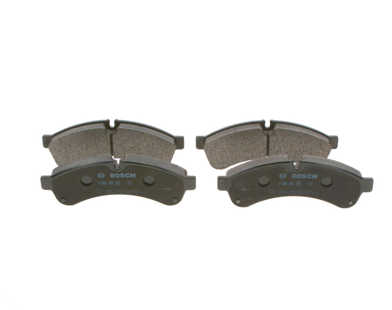 BOSCH 0 986 494 335 - Bremsbelagsatz, Scheibenbremse