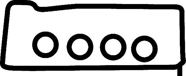 CORTECO 026182P - Dichtungssatz, Zylinderkopfhaube