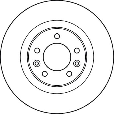 TRW DF4945 - Bremsscheibe