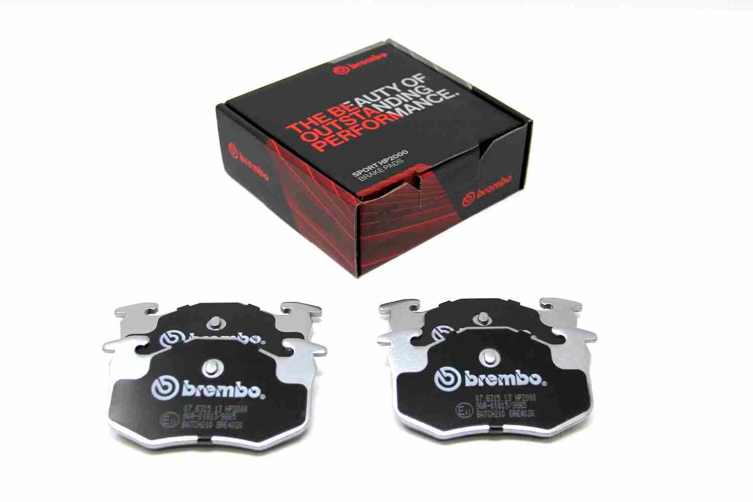BREMBO 07.B315.13 - Hochleistungs-Bremsbelagsatz