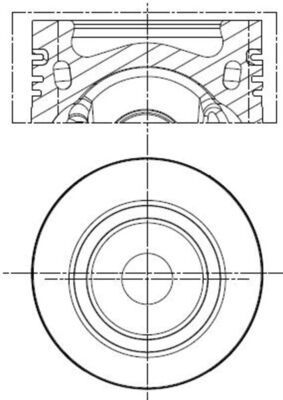 MAHLE 028 PI 00141 000 - Kolben