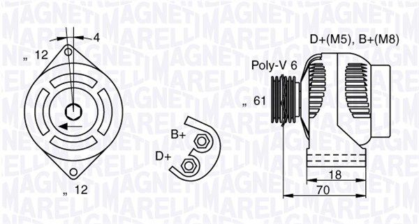 MAGNETI MARELLI 063377032010 - Generator