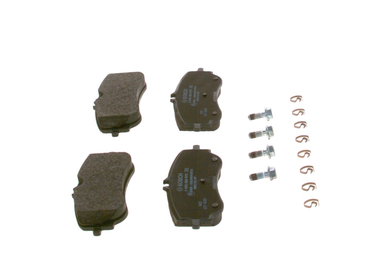 BOSCH 0 986 424 875 - Bremsbelagsatz, Scheibenbremse