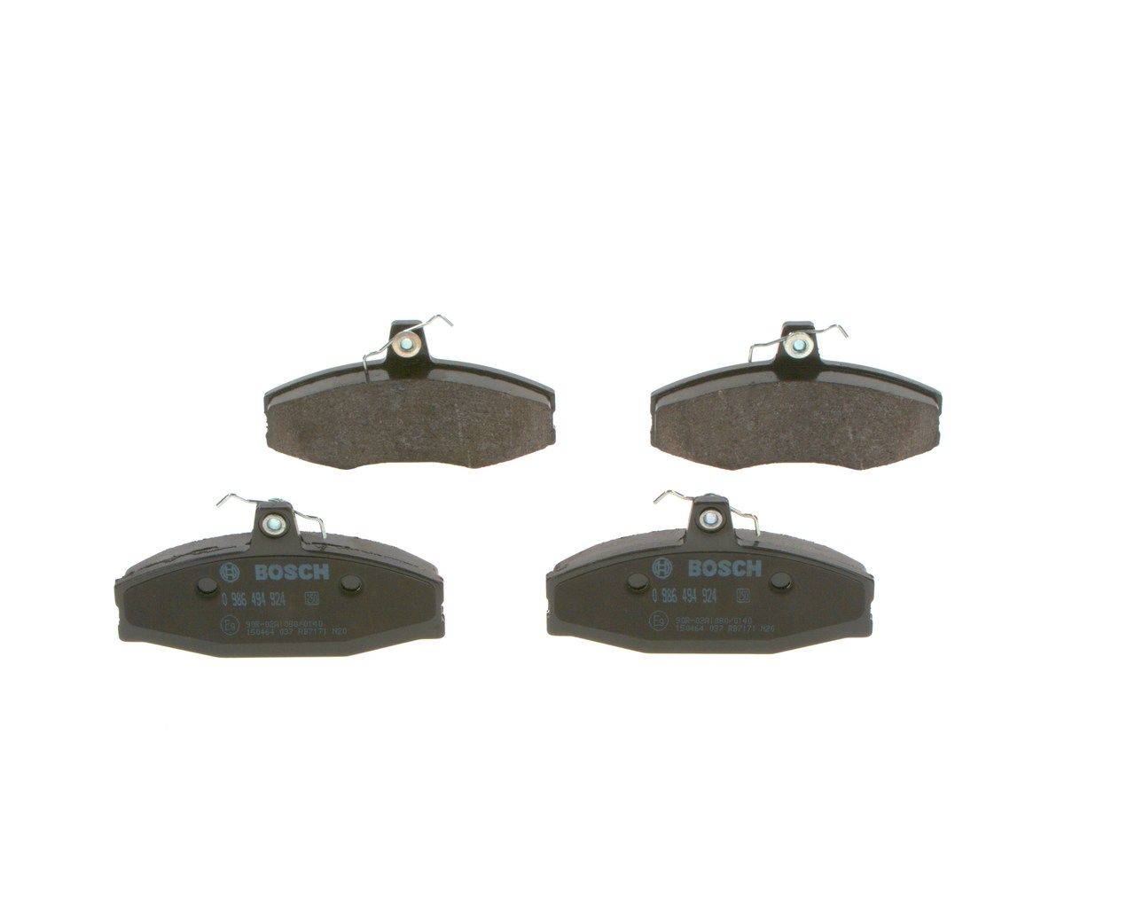 BOSCH 0 986 494 924 - Bremsbelagsatz, Scheibenbremse