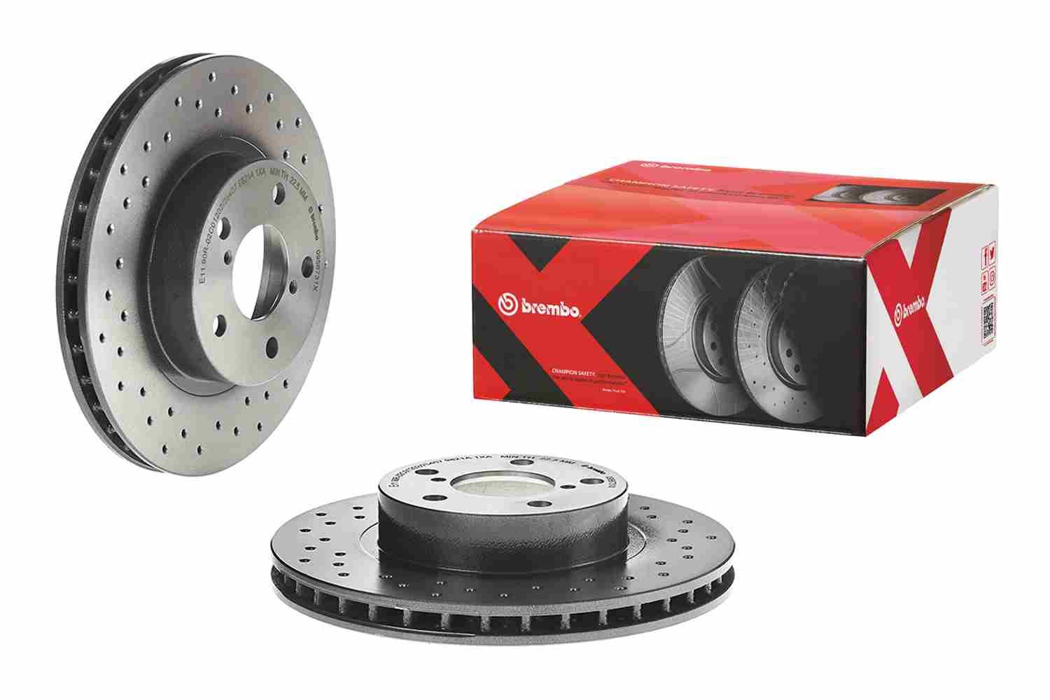BREMBO 09.5673.1X - Bremsscheibe