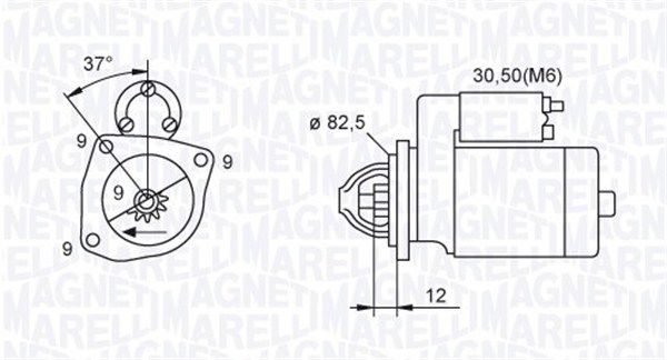MAGNETI MARELLI 063721264010 - Starter