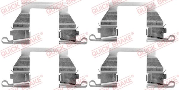 QUICK BRAKE 109-1800 - Zubehörsatz, Scheibenbremsbelag