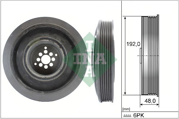 Schaeffler INA 544 0102 10 - Riemenscheibe, Kurbelwelle