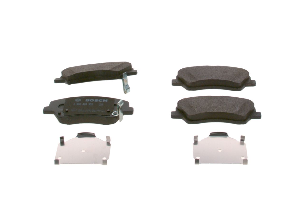 BOSCH 0 986 424 952 - Bremsbelagsatz, Scheibenbremse