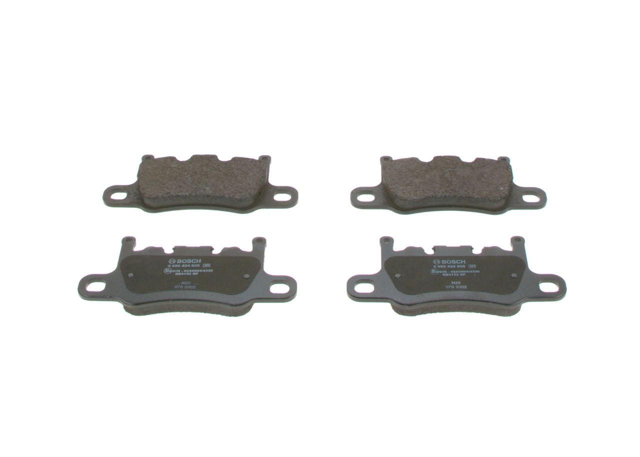 BOSCH 0 986 424 605 - Bremsbelagsatz, Scheibenbremse