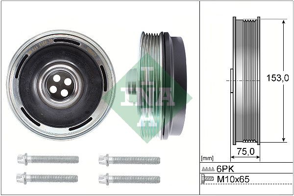 Schaeffler INA 544 0169 20 - Riemenscheibe, Kurbelwelle