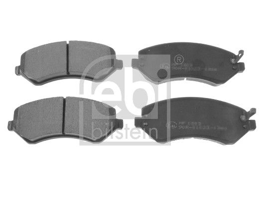 FEBI BILSTEIN 116340 - Bremsbelagsatz, Scheibenbremse