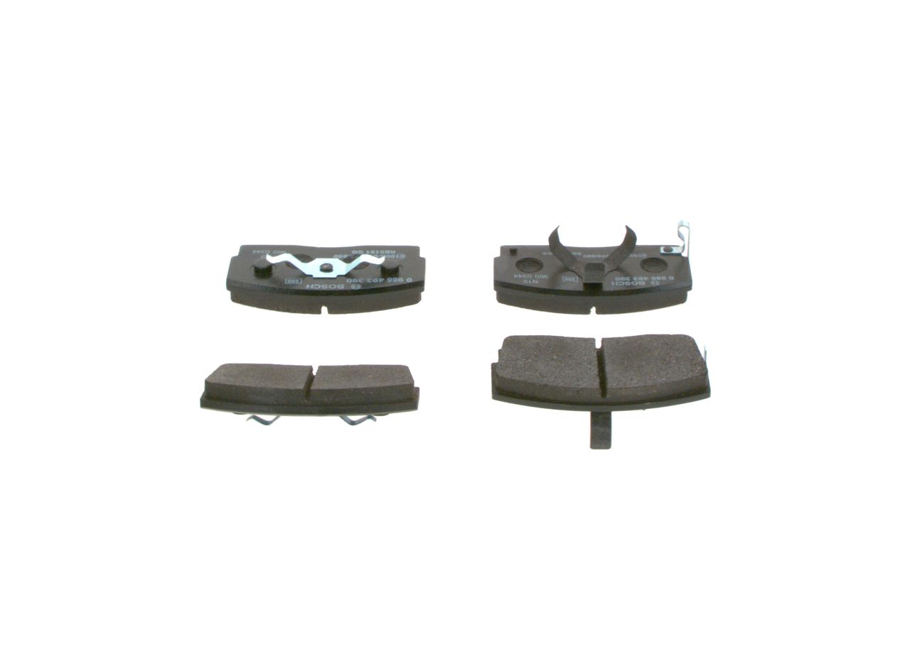 BOSCH 0 986 493 390 - Bremsbelagsatz, Scheibenbremse