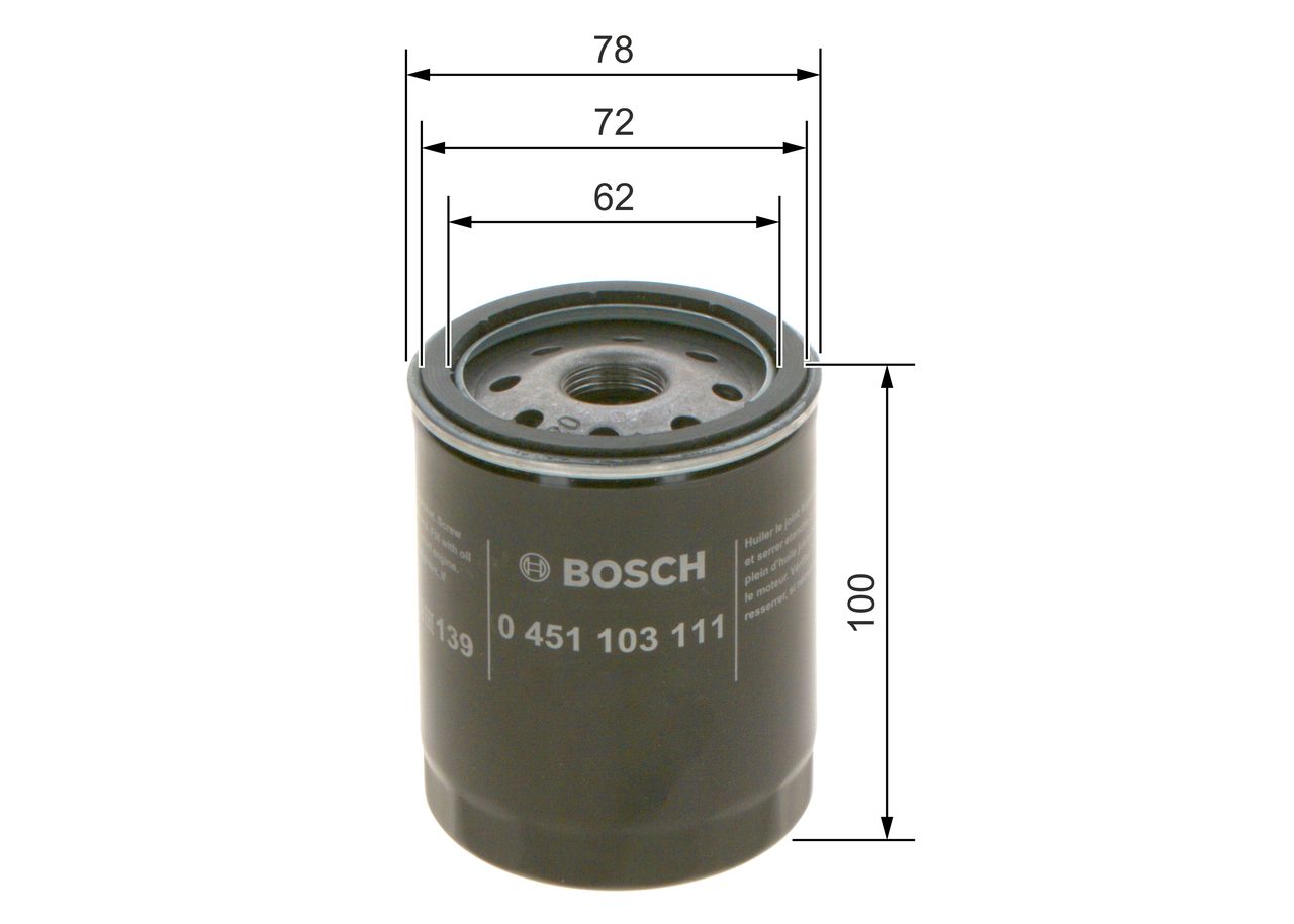 BOSCH 0 451 103 111 - Ölfilter