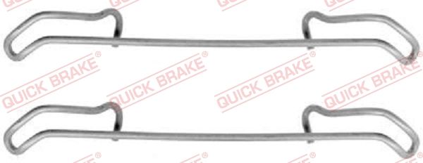 QUICK BRAKE 109-1056 - Zubehörsatz, Scheibenbremsbelag