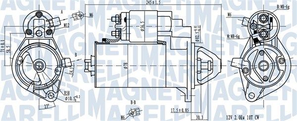 MAGNETI MARELLI 063720976010 - Starter