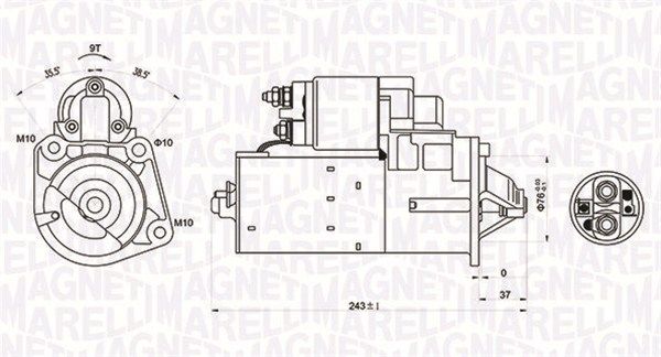 MAGNETI MARELLI 063720680010 - Starter