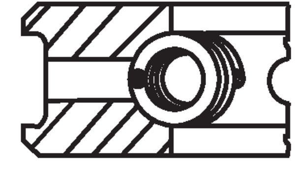 MAHLE 008 76 N0 - Kolbenringsatz