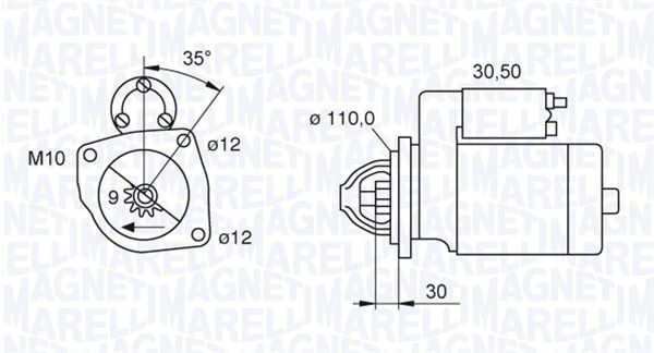 MAGNETI MARELLI 063521093440 - Starter