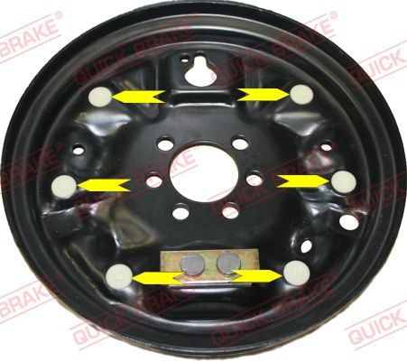 QUICK BRAKE 6859K - Zubehörsatz, Bremsbacken