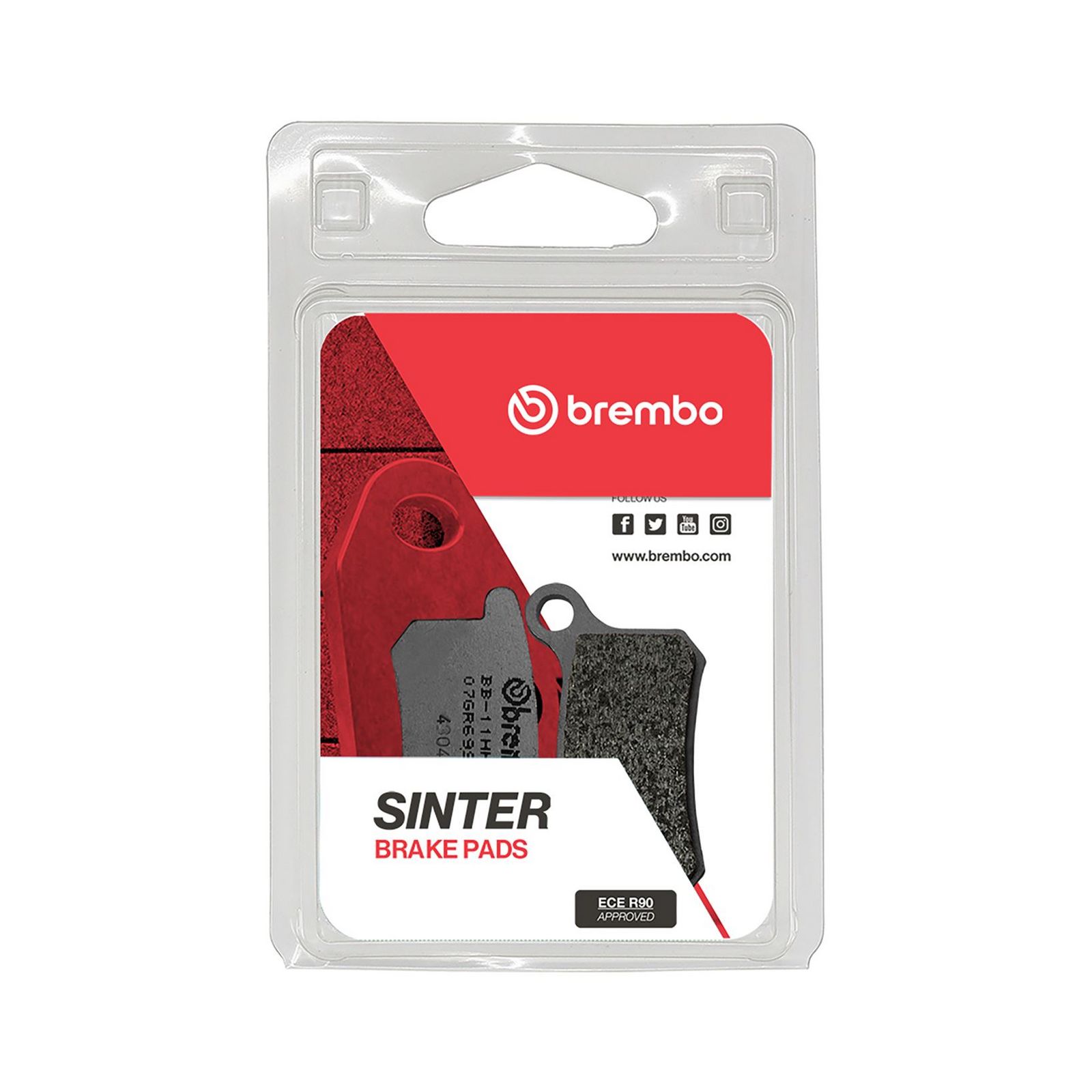 BREMBO 07GR69SX - Bremsbelagsatz, Scheibenbremse