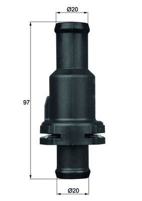 MAHLE TH 5 75 - Thermostat, Kühlmittel