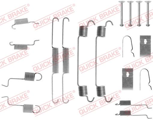 QUICK BRAKE 105-0742 - Zubehörsatz, Bremsbacken