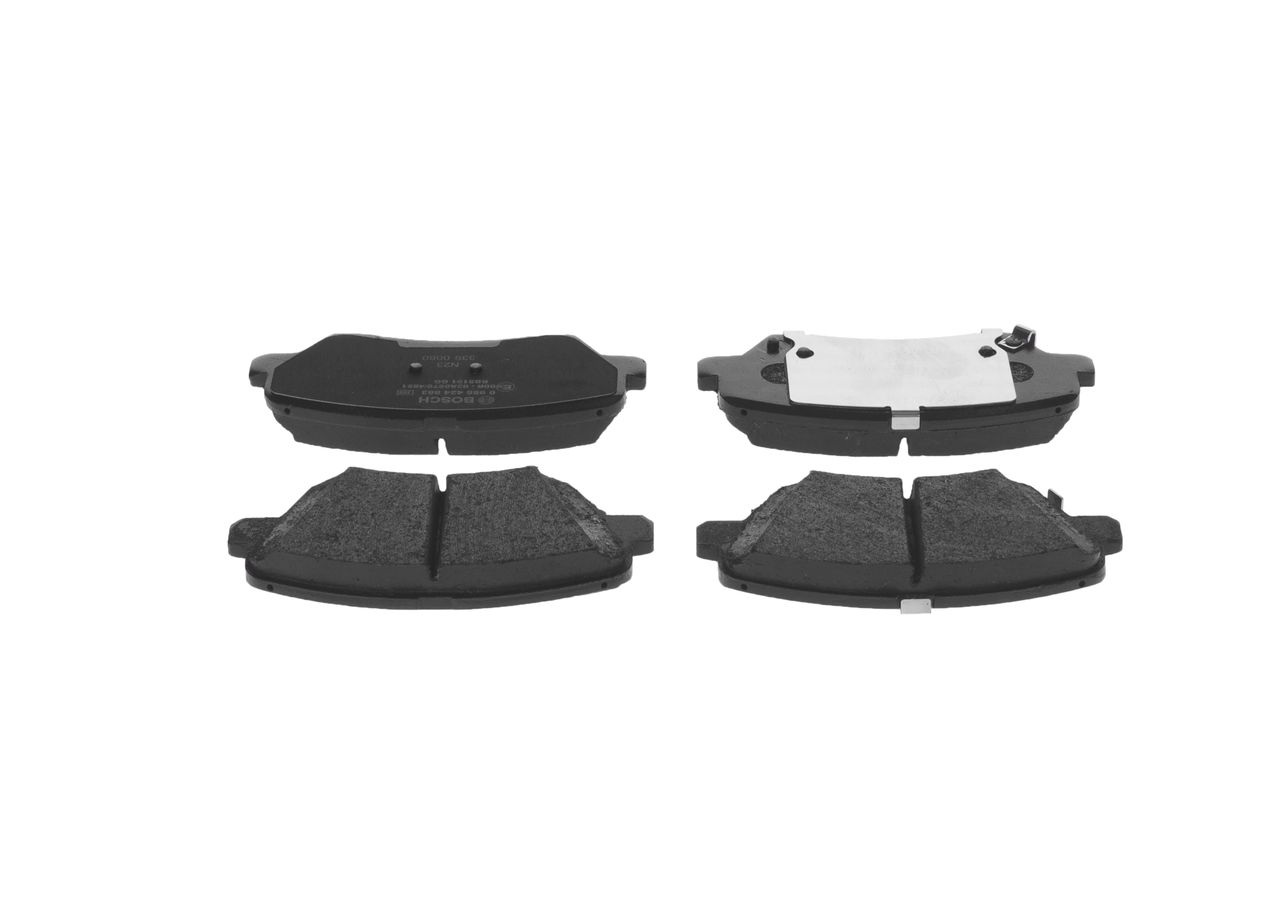 BOSCH 0 986 424 863 - Bremsbelagsatz, Scheibenbremse