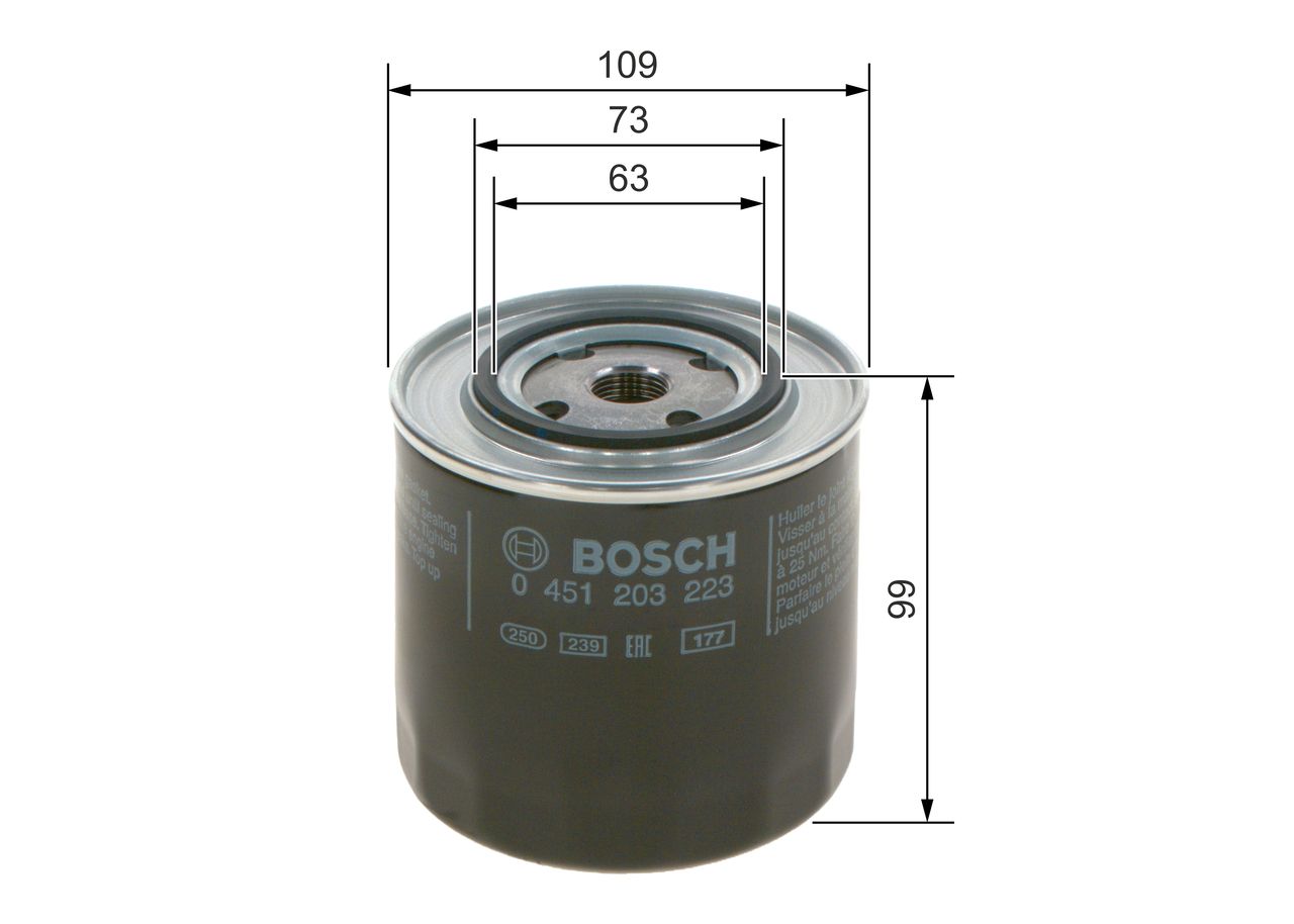 BOSCH 0 451 203 223 - Ölfilter