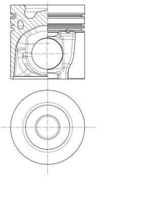 MAHLE 099 PI 00127 000 - Kolben