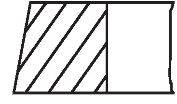 MAHLE 001 59 N0 - Kolbenringsatz