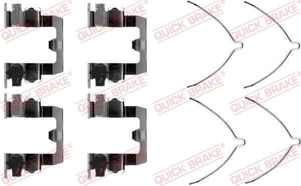 QUICK BRAKE 109-1095 - Zubehörsatz, Scheibenbremsbelag