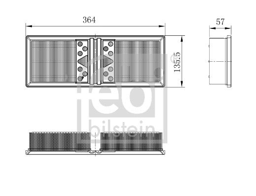 FEBI BILSTEIN 101662 - Luftfilter