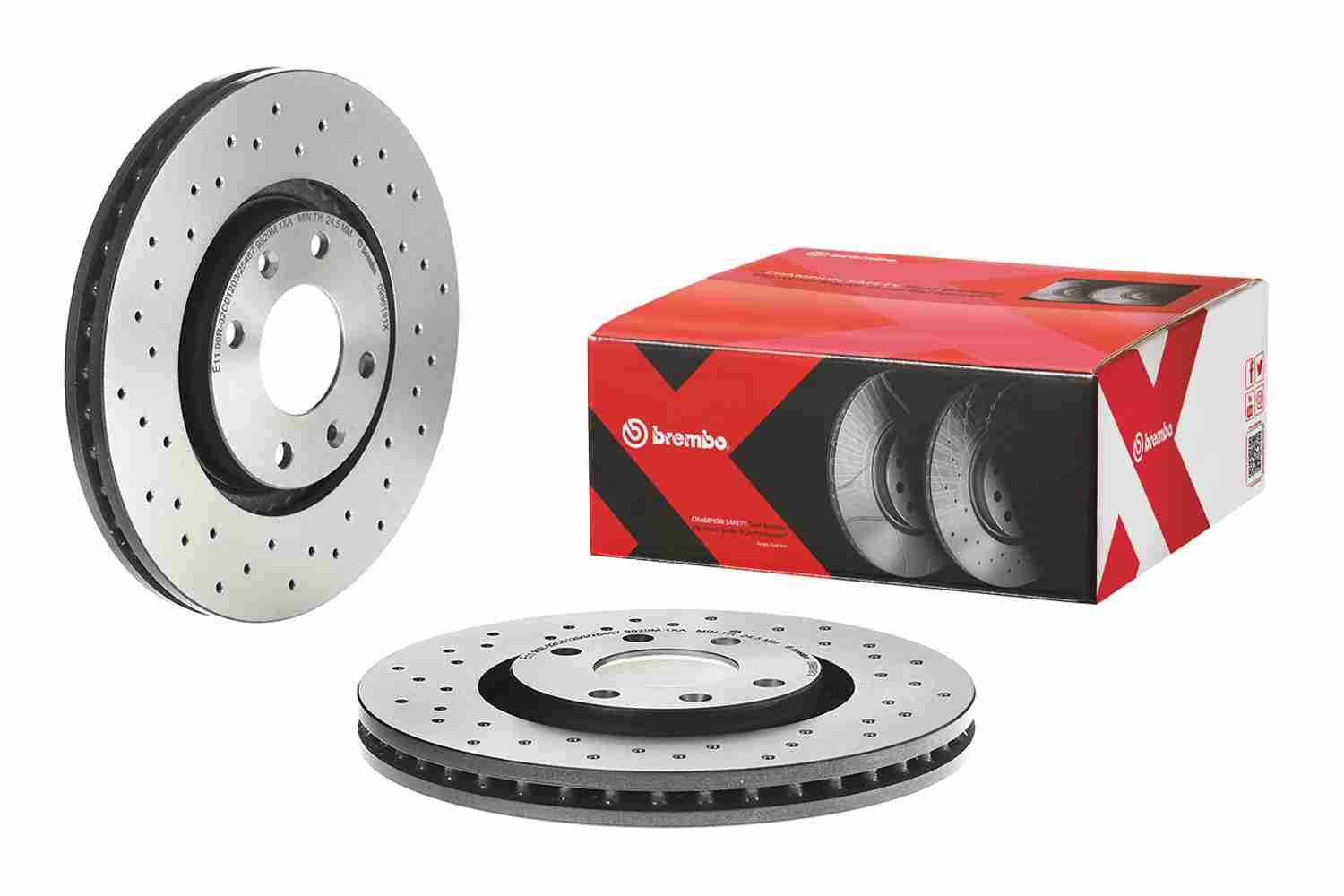 BREMBO 09.9619.1X - Bremsscheibe