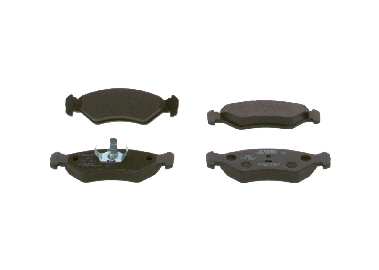 BOSCH 0 986 492 020 - Bremsbelagsatz, Scheibenbremse