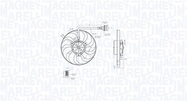 MAGNETI MARELLI 069422876010 - Lüfter, Motorkühlung