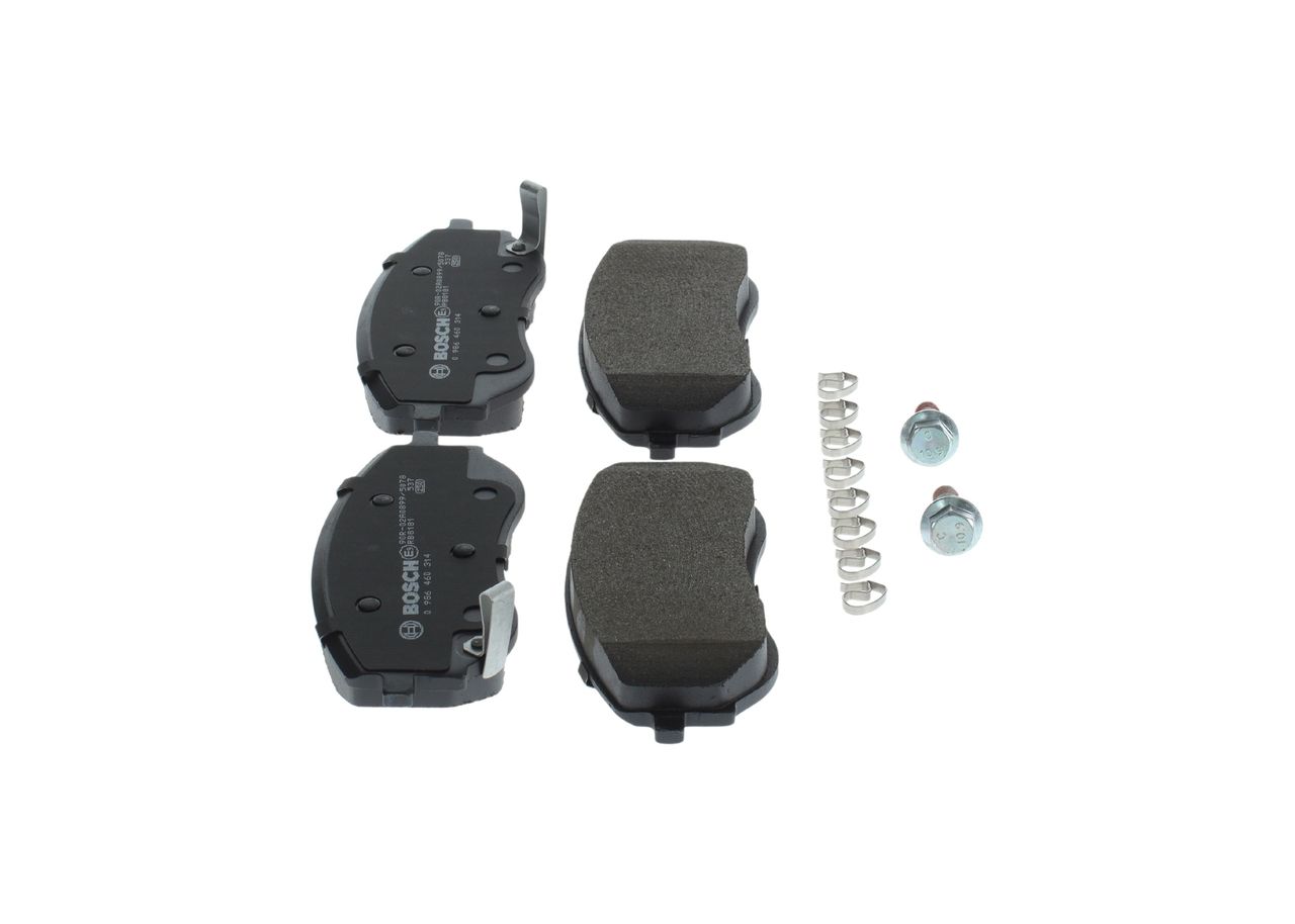 BOSCH 0 986 460 314 - Bremsbelagsatz, Scheibenbremse