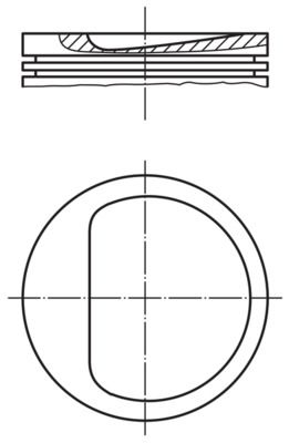 MAHLE 039 79 00 - Kolben