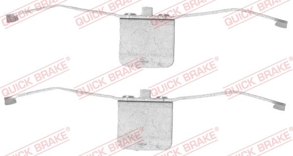 QUICK BRAKE 109-1639 - Zubehörsatz, Scheibenbremsbelag