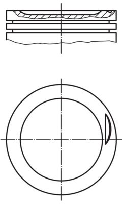 MAHLE 030 83 00 - Kolben