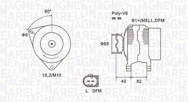 MAGNETI MARELLI 063731746010 - Generator