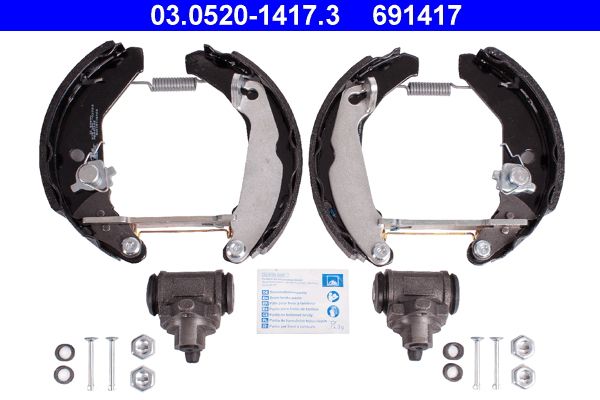 ATE 03.0520-1417.3 - Bremsbackensatz