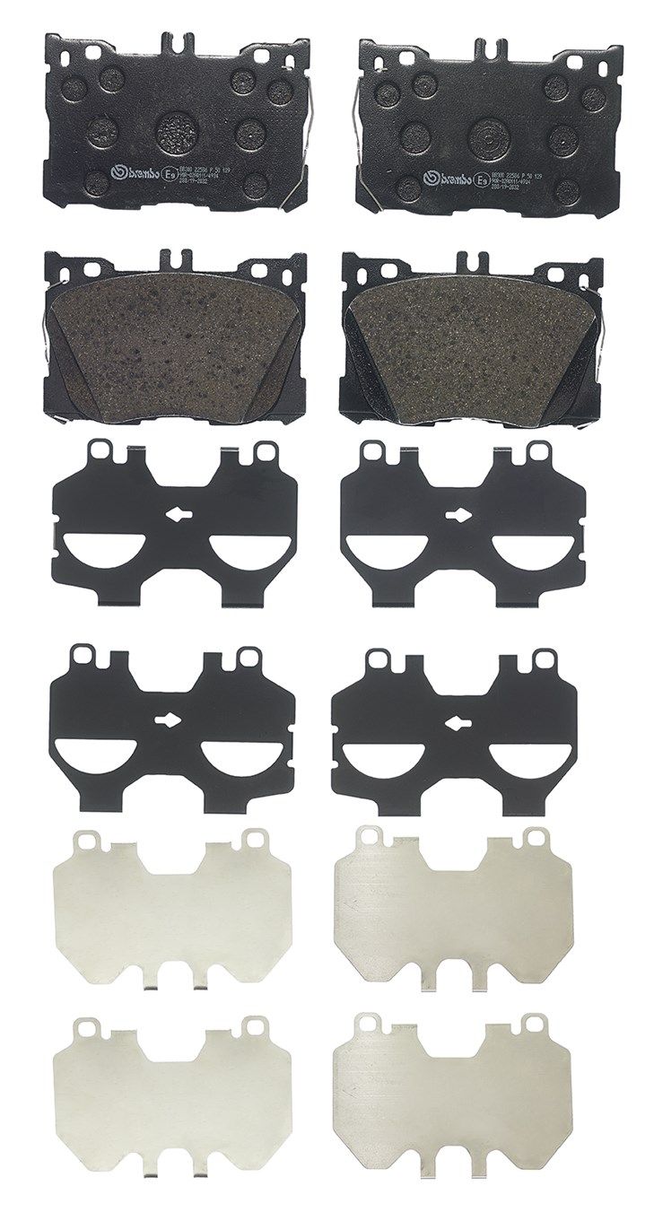 BREMBO P 50 139 - Bremsbelagsatz, Scheibenbremse