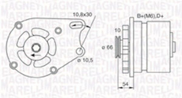 MAGNETI MARELLI 063730893010 - Generator